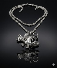 Punk Piranha Fish mens