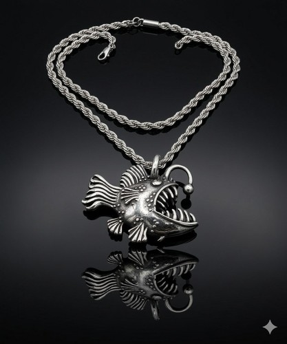 Punk piranha fish - punk,