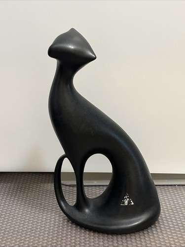 Vtg modernist black cat - modernist,