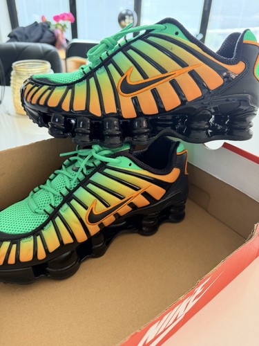 Nike shox green shock black - nike,
