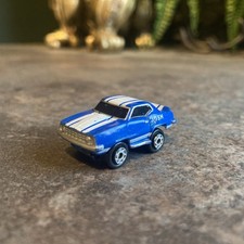 💥Micro Machines '69 Camaro "Josh" Blue White Stripes Galoob 1986