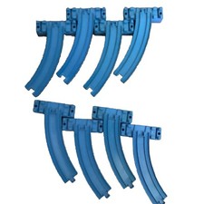TOMY Blue Track Risers x 8 (A