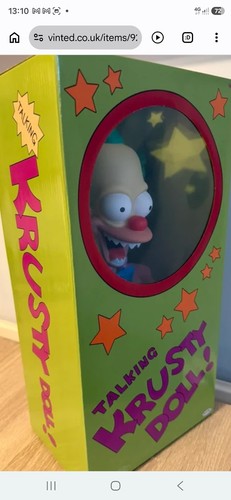 Krusty the clown talking doll - the,
