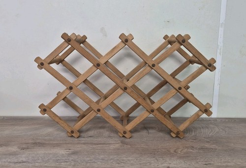 Vintage wine rack wooden - vintage,