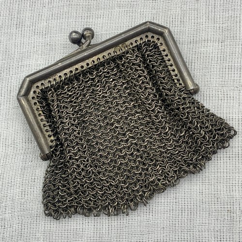 925 silver coin purse - silver,