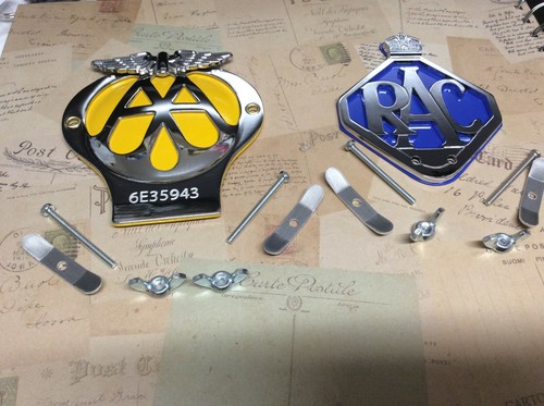 Classic car badge - and, rac