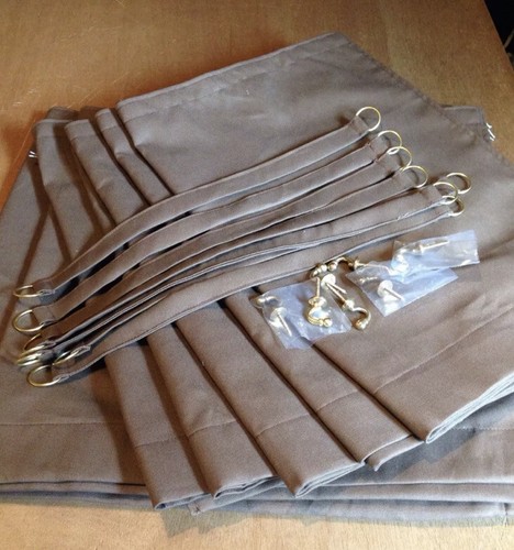 Camper van curtains brown - curtains, vw