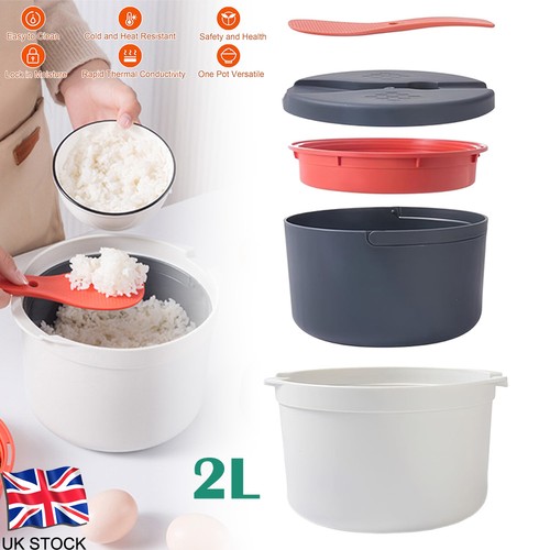 Microwave rice cooker with - 2l,