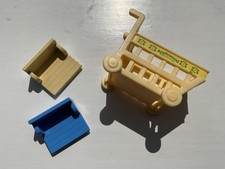 Sylvanian Families Applewood Department Store REPLACEMENT SPARE Trolly & Seat X2
