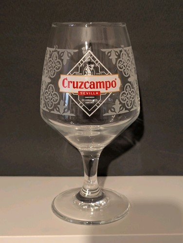Cruzcampo chalice pint - 2,