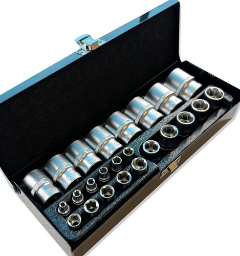24pc sae socket set - 1/2", &