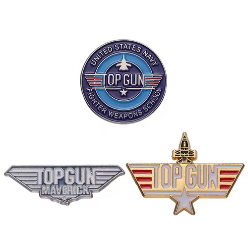 Top gun enamel - enamel, pin