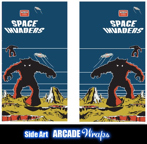 Space invaders arcade - arcade, side