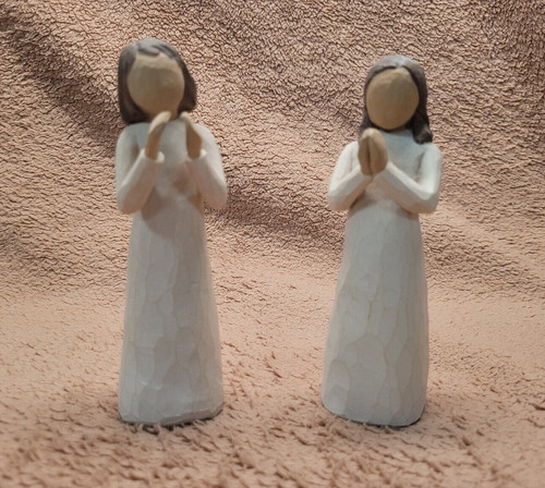 Willow tree sisters heart - by, heart"