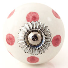 Multi coloured ceramic knobs