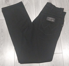 Men's WRANGLER W32 L32 Texas Stretch Black Jeans - Immaculate Condition
