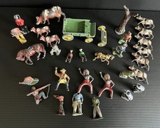 Vintage Lead Metal Damaged