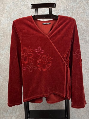 Gudrun sjoden velvet wrap top - velvet,