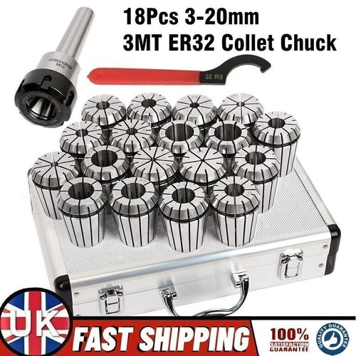 Er32 mt3 collet chuck set - mt3,