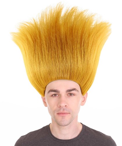 Yellow troll wig - –, tall