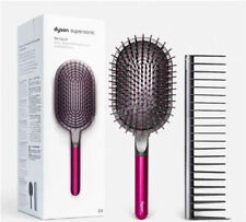 Supersonic Paddle Brush&Detangling Comb Styling Set Rose Red Suitable For Dyson