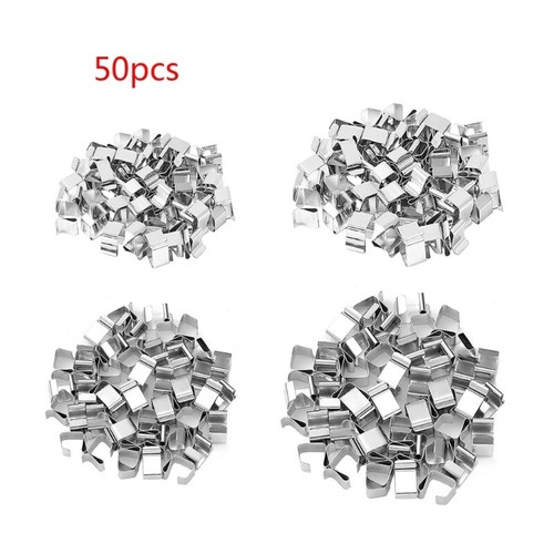 50pcs metal gutter clips - metal, heavy