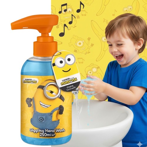 Minions giggling musical hand - minions,