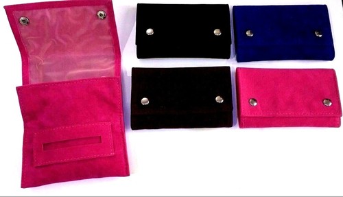 Tobacco pouch suede - pouch, leather