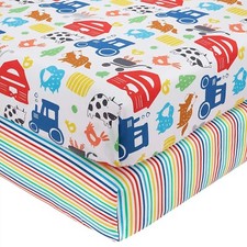 DUNELM  Farmyard Fitted Sheets