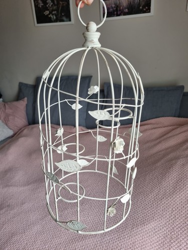 White metal vintage style - white,