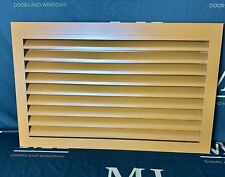 Aluminium Louvered Metal Vent Grille Panel - Finished Size 820mm W x 490mm H