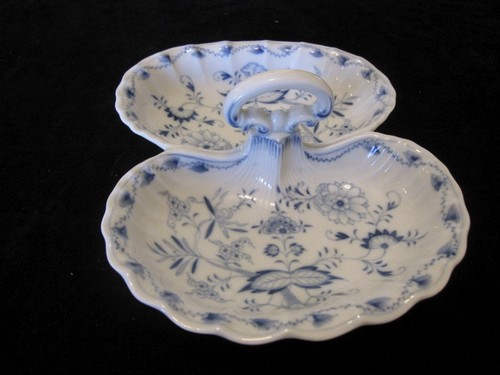 Vintage meissen porcelain blue - porcelain,