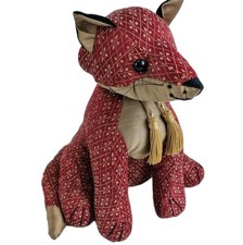 Vintage Dora Designs Fox Plush / Doorstop Soft Toy ~ Unique Country Style