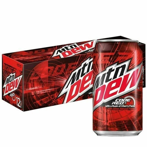 Mountain dew code red cherry - code, red,