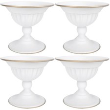  4pcs Urn Planter Metal Flowerpot Flower Holder Wedding Centerpieces Vase for