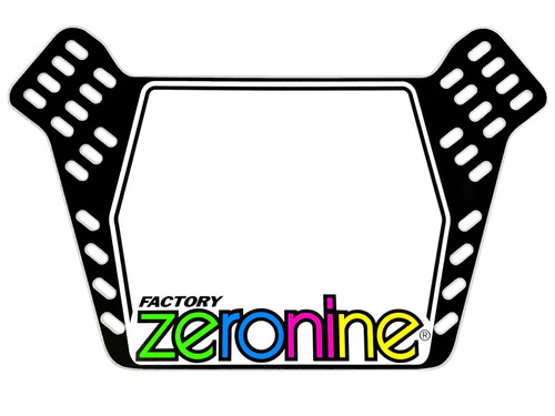 Zeronine bmx number plate - bmx,