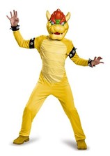 Officially Licensed Bowser Costume Outfit Super Mario Bros Medium 7 8