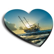 Heart MDF Magnets - Pirate