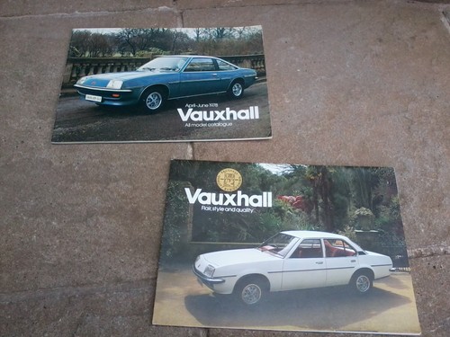 Vauxhall models 1978 history - models,