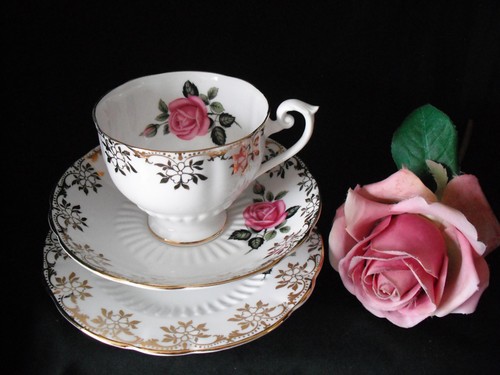 Vintage roslyn bone china - roslyn,