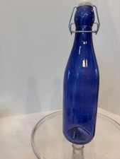 Cobalt blue glass bottle - cobalt,