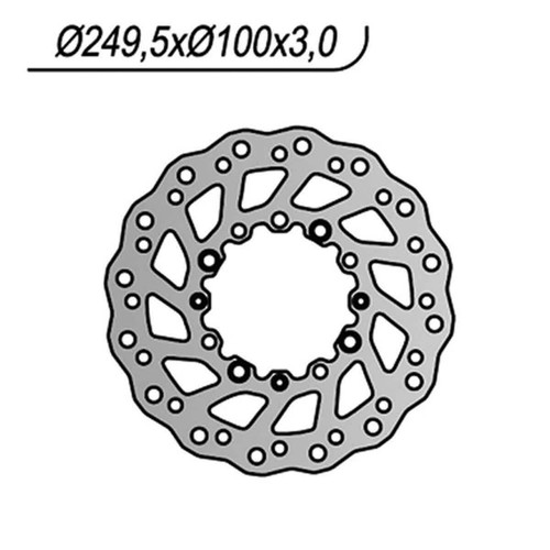 137x 250mm front brake - ng,