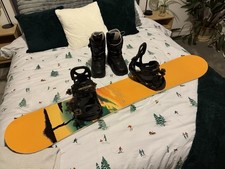  Burton Custom 48 Snowboard 145 Cm with Boots and Bindings Excellent Condition