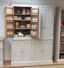 Bespoke Larder Cupboard -  Handmade. 8 doors, 2 spice racks - 5ft Kitchen Pantry