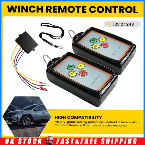 2pcs 12v wireless - 12v, winch