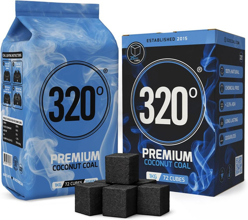 320 premium coconut shisha - 320°,