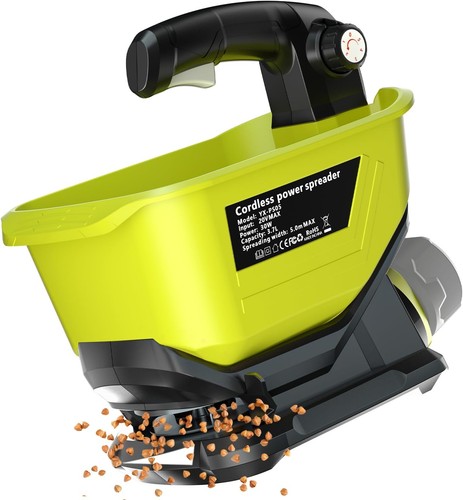 Electric grass seed spreader - seed,