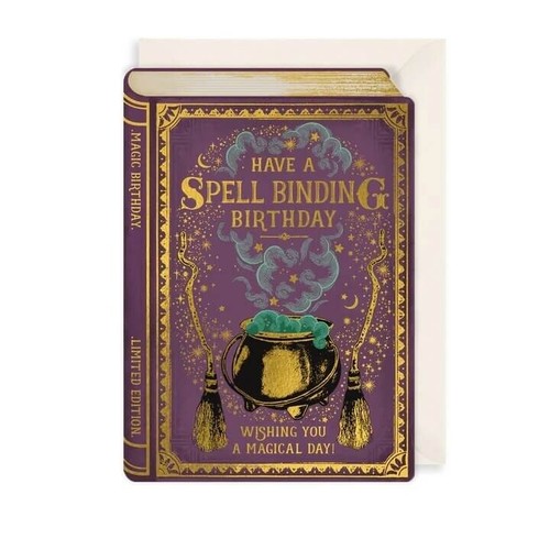 Witch birthday card magical - birthday,