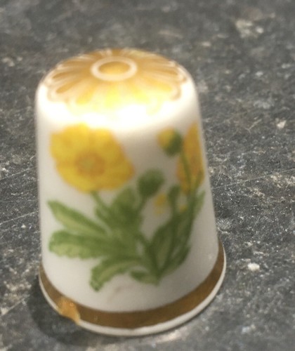 Spode thimble buttercup - thimble,