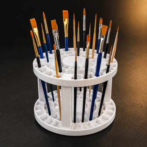Slot brush holder stand - slot,